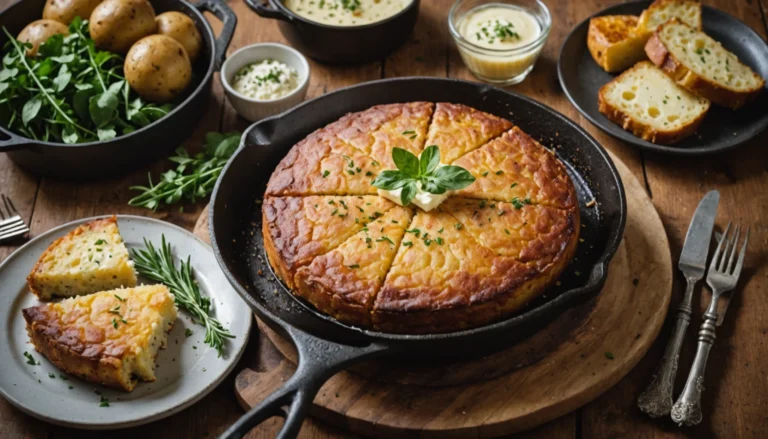 gâteau de pommes de terre à la poêle