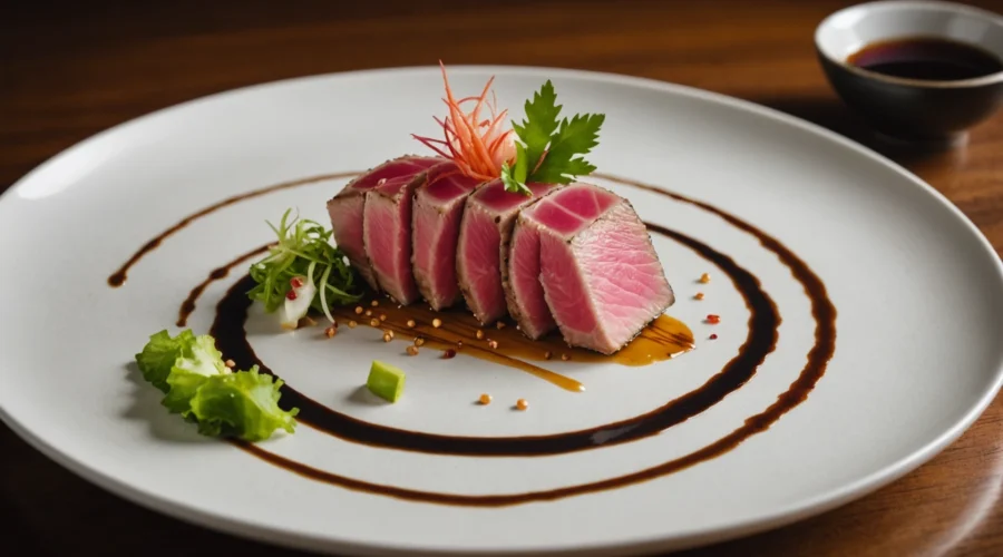 tataki de thon sauce asiatique
